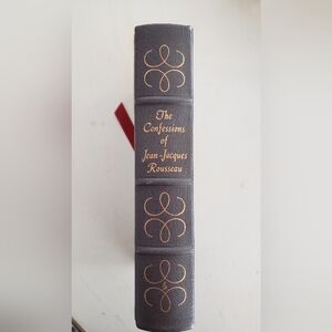 Leatherbound Book, The Confessions of Jean-Jacques Rousseau